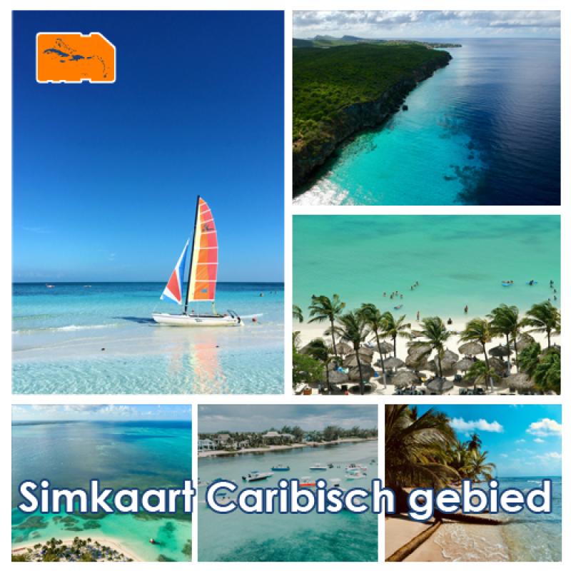 Data Simkaart Caribisch gebied - 1GB