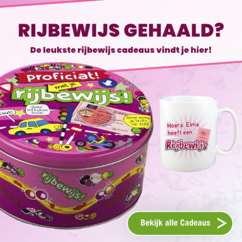 Rijbewijs gehaald cadeau