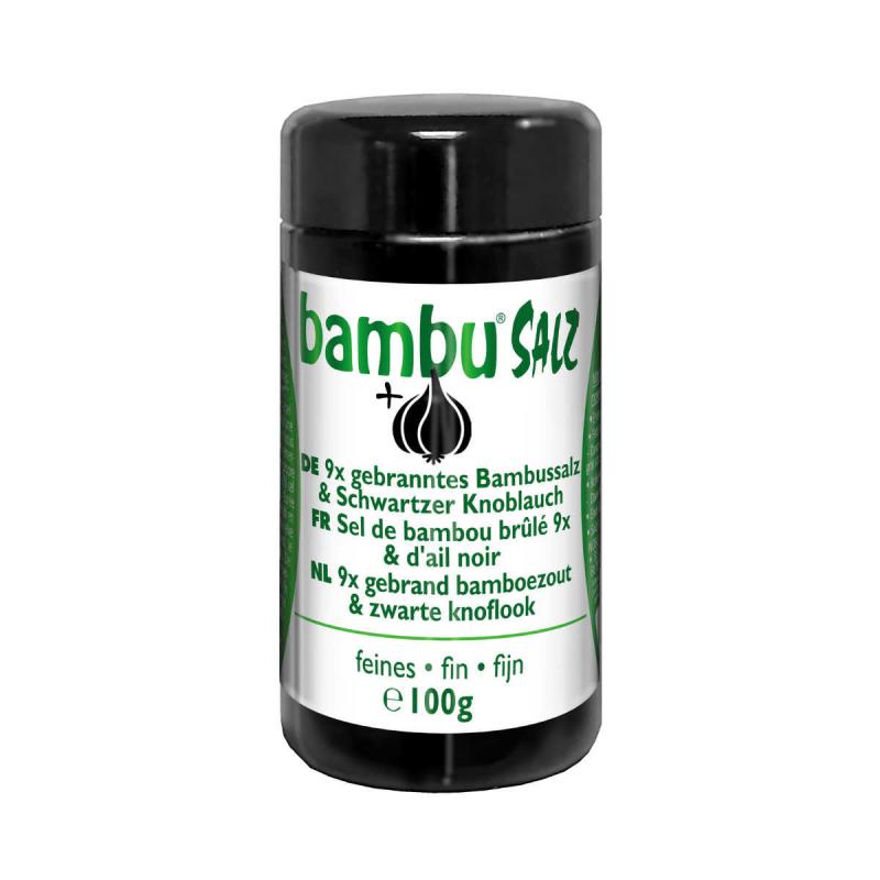 Bambu® Salz Bambu Salz 9x gebrand Bamboezout & Zwarte Knoflook poeder 100g