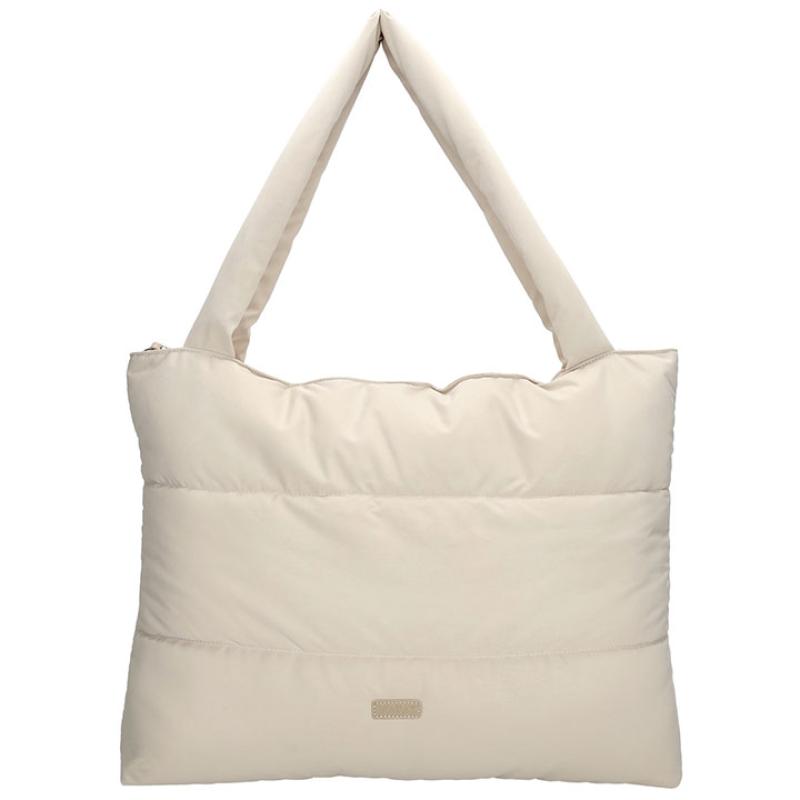 Beagles Puffer Mom Bag Calvia Cream