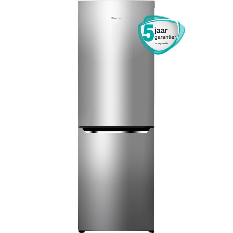 Hisense RB371 Slanke Koel Vriescombinatie Inox Look