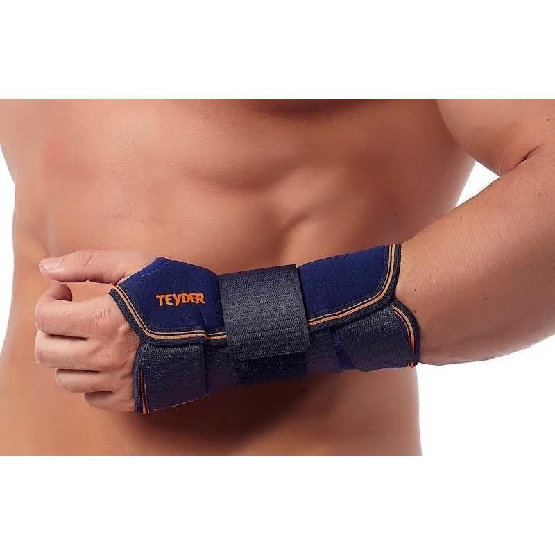 Teyder Neopreen Polsbrace - XL - Rechts - Blauw