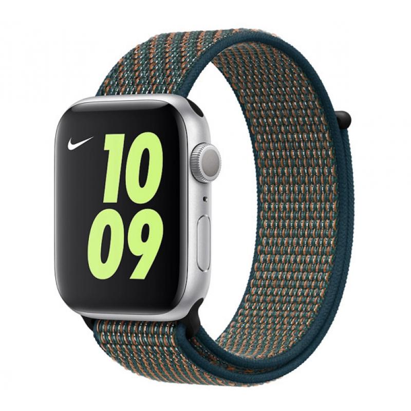 Apple Nike Sport Loop Apple Watch 42mm / 44mm / 45mm / 49mm Hyper Crimson / Neptune Green