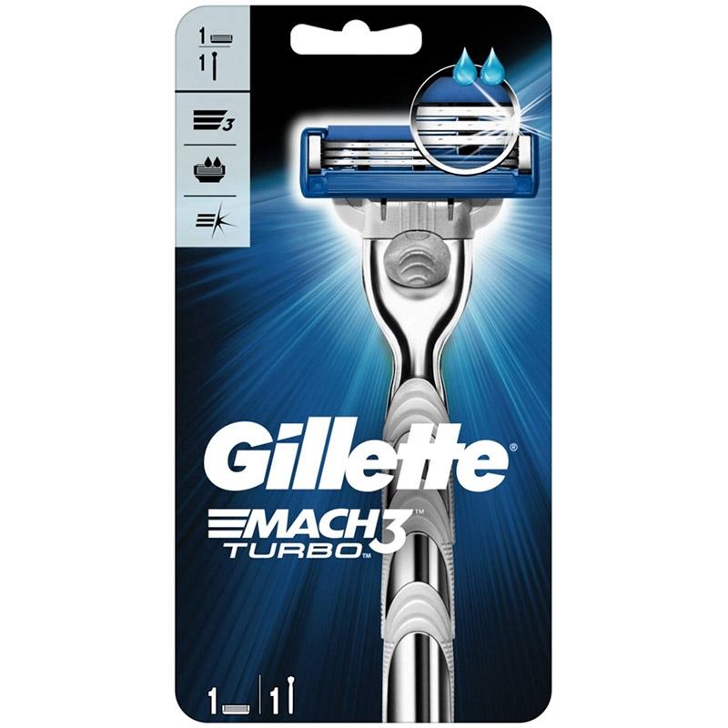 Gillette Mach3 Turbo scheersysteem incl 1 Mesje