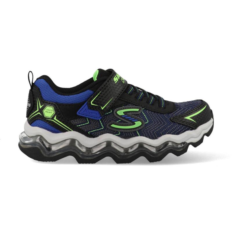 Skechers Lights Turbowave 90735L BBLM Blauw Zwart