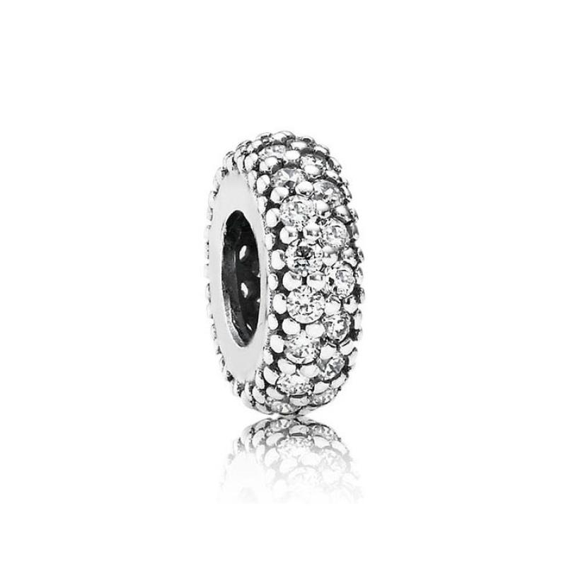 Pandora Spacer bedel zilver 'Wit' 791359CZ