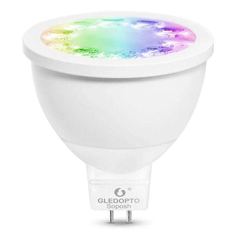 Hue compatible LED spot RGBWW MR16 fitting Zigbee 4 Watt