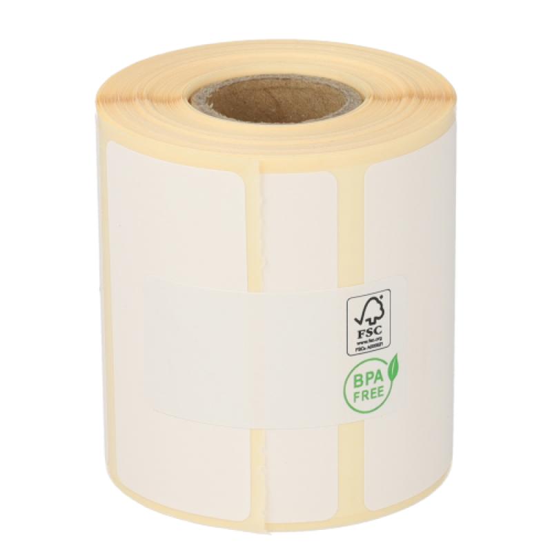 12x Zebra Z-Select 2000D (3014816-T) compatible label, 51mm x 25mm, 430 etiketten, 19mm kern, top, permanent